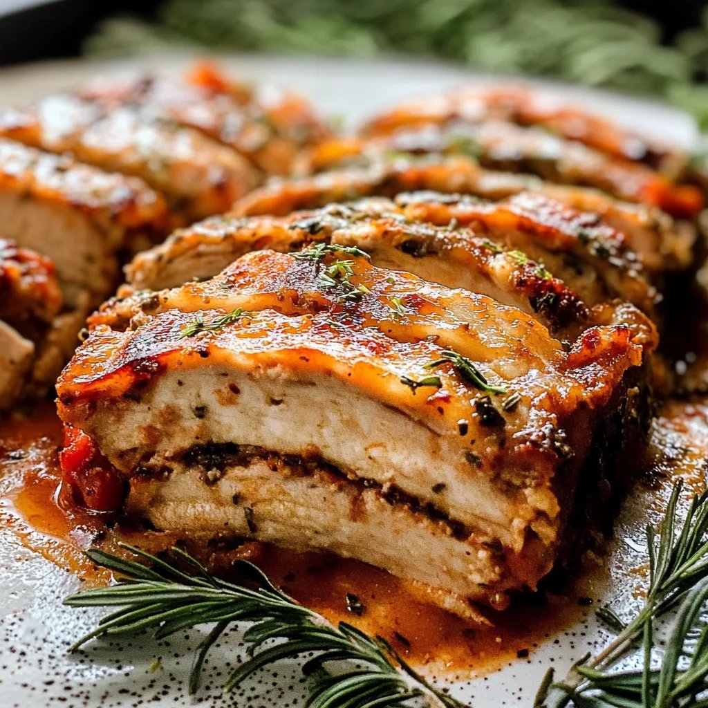 Pavo Relleno de Manzana y Nueces