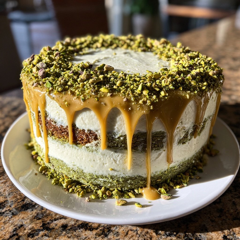 Pastel de Pistacho de Galentine