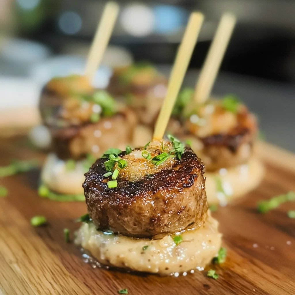 Mini bocados sabrosos para fiestas