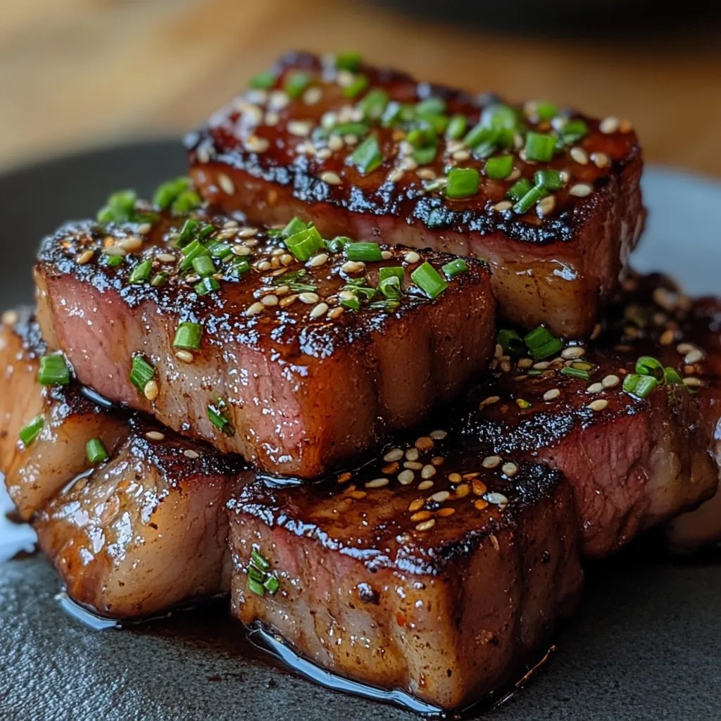 Bocados de Bistec Dulces y Pegajosos: Una Increíble Receta Última