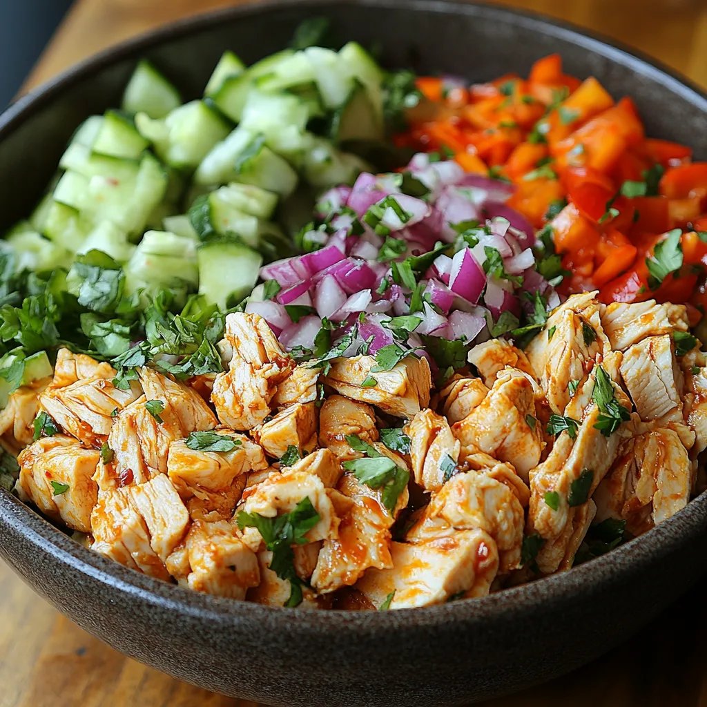 Ensalada de Pollo Picado al Estilo Tailandés: Una Increíble Receta Última