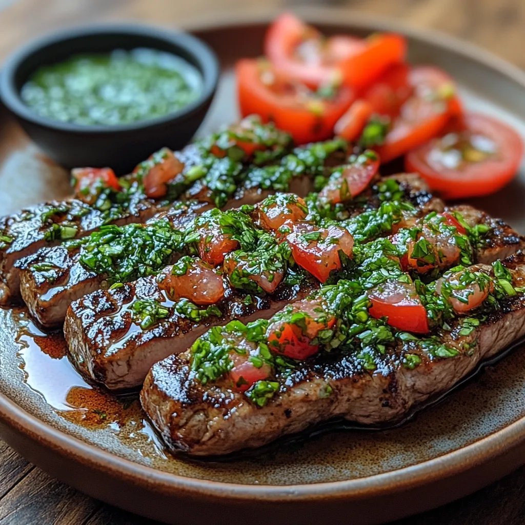 Filete con Chimichurri Picante: Una Increíble Receta Esencial
