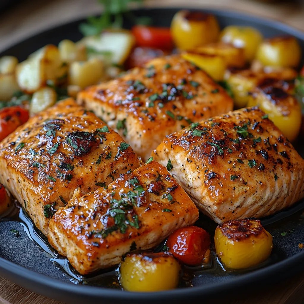 <p>Salmón con Verduras en Freidora de Aire: Una Increíble Receta Última</p>