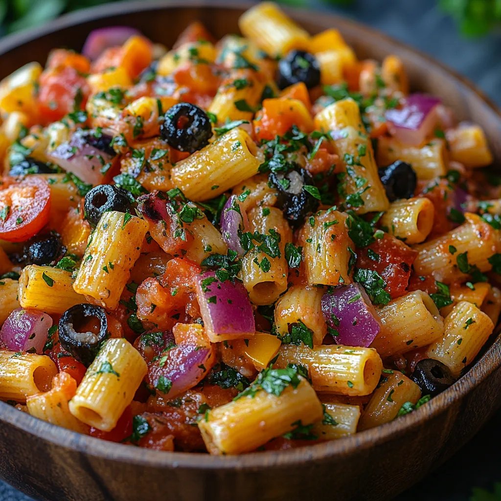 Ensalada de Pasta Antipasto Italiana Fácil: Un Increíble Secreto