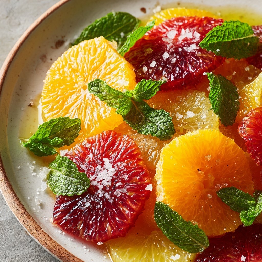 Ensalada cítricos limón naranja pomelo