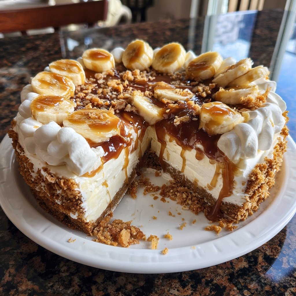 Tarta banoffee crema plátano