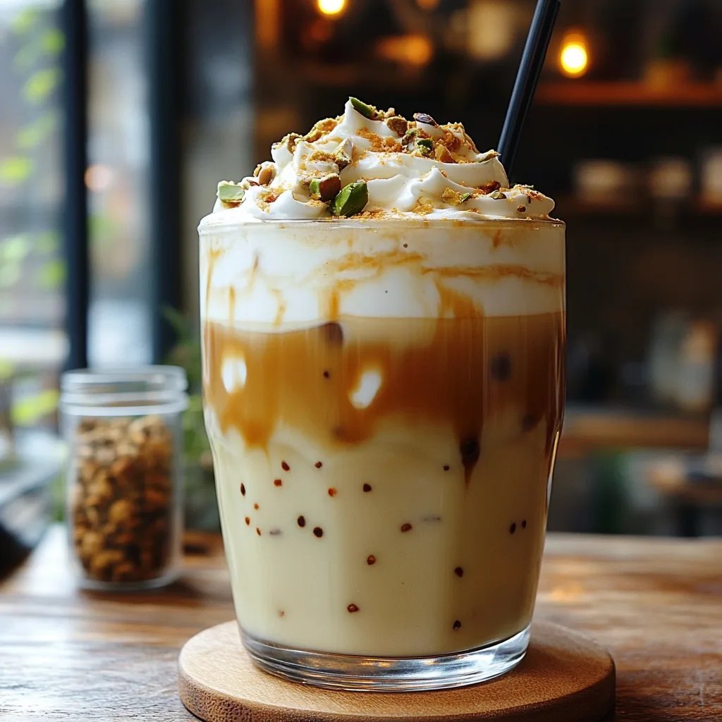 <p>Latte Helado de Pistacho: Una Increíble Receta Última</p>