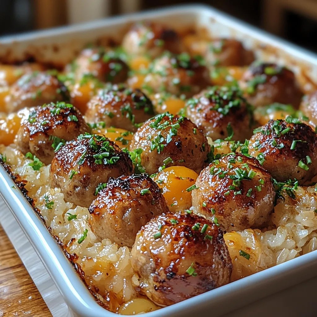 Arroz al Horno con Albóndigas de Miel y Ajo: Una Increíble Receta Última