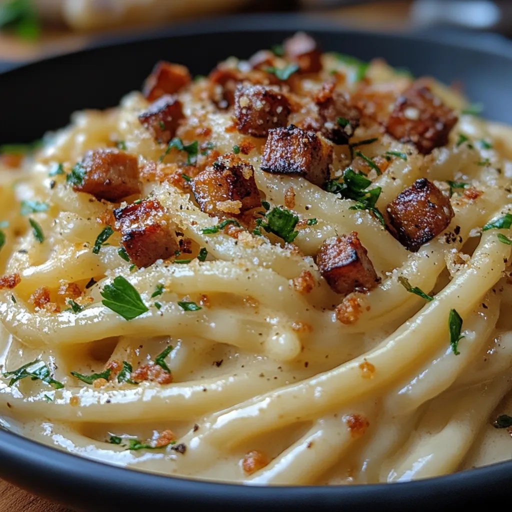 Carbonara de Tofu Ahumado: Una Increíble Receta Esencial