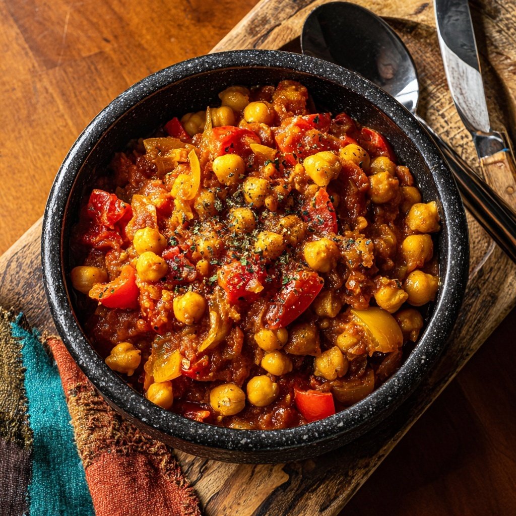 Chana masala rápido curry garbanzos