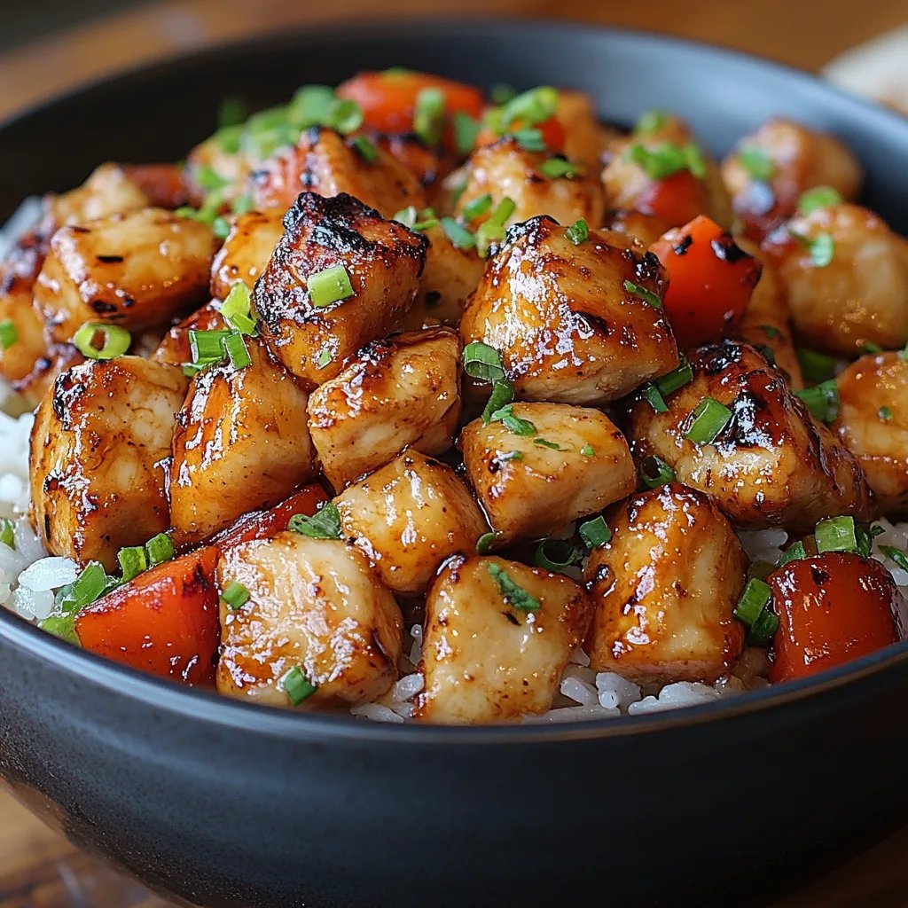 Arroz con Pollo a la Barbacoa con Miel: Un Increíble Secreto de 5 Pasos
