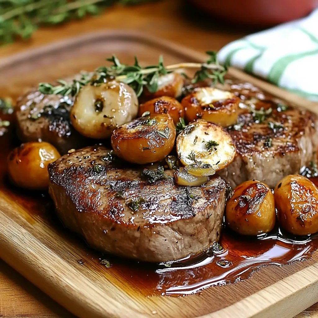 Solomillo de Cerdo al Ajillo con Champiñones: Una Increíble Receta Última