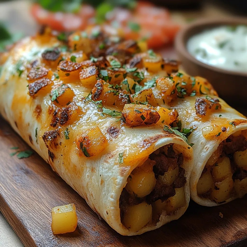 Burritos de Papa con Queso: Una Increíble Receta Última