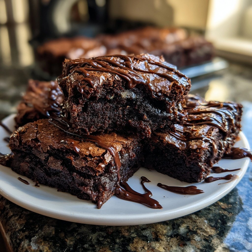 Brownies Ricos de Chocolate y Requesón