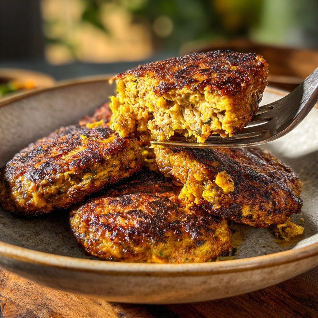 Bistec y Pasteles de Cangrejo