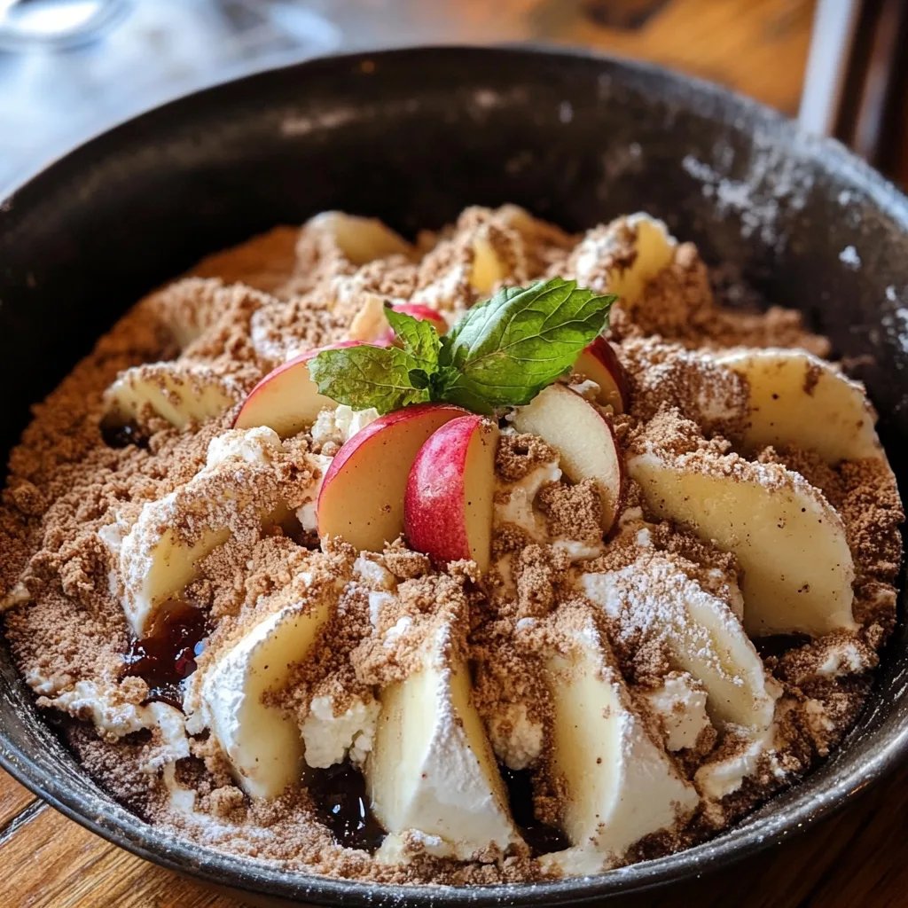 Pastel de Café con Crumble de Manzana y Bourbon Salado: Una Increíble Receta Última