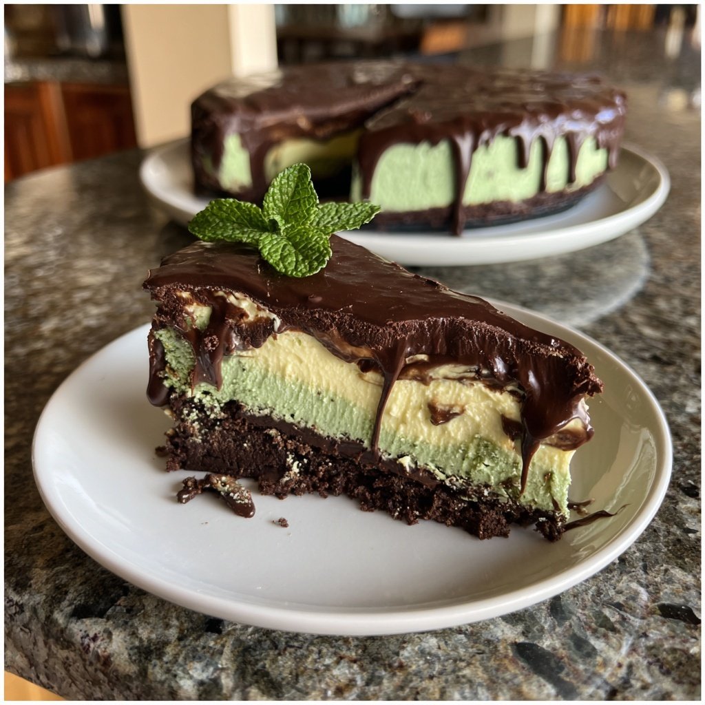 Pastel de Menta y Chocolate de Galentine