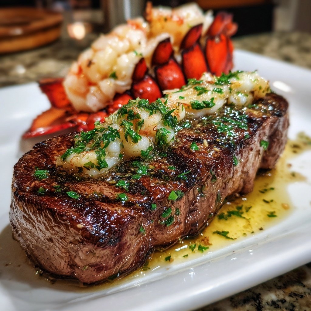Filet Mignon y Cola de Langosta