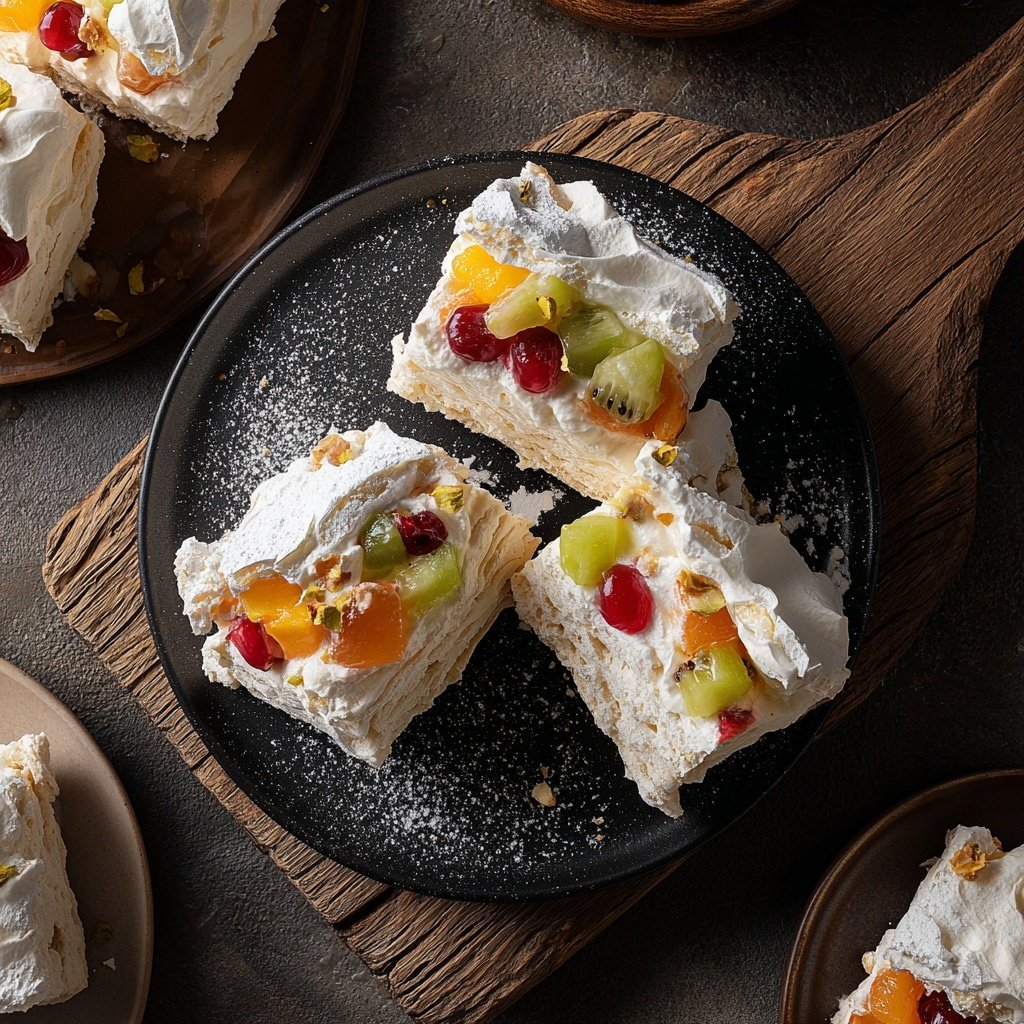 Golosinas frutales de requesón