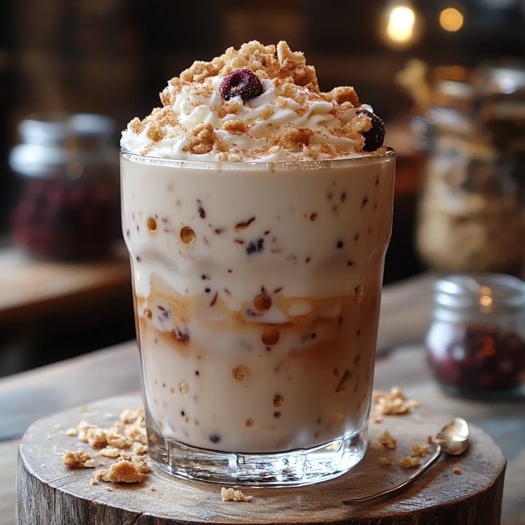 Café Helado de Canela, Azúcar Moreno y Arándenos: Una Increíble Receta Única