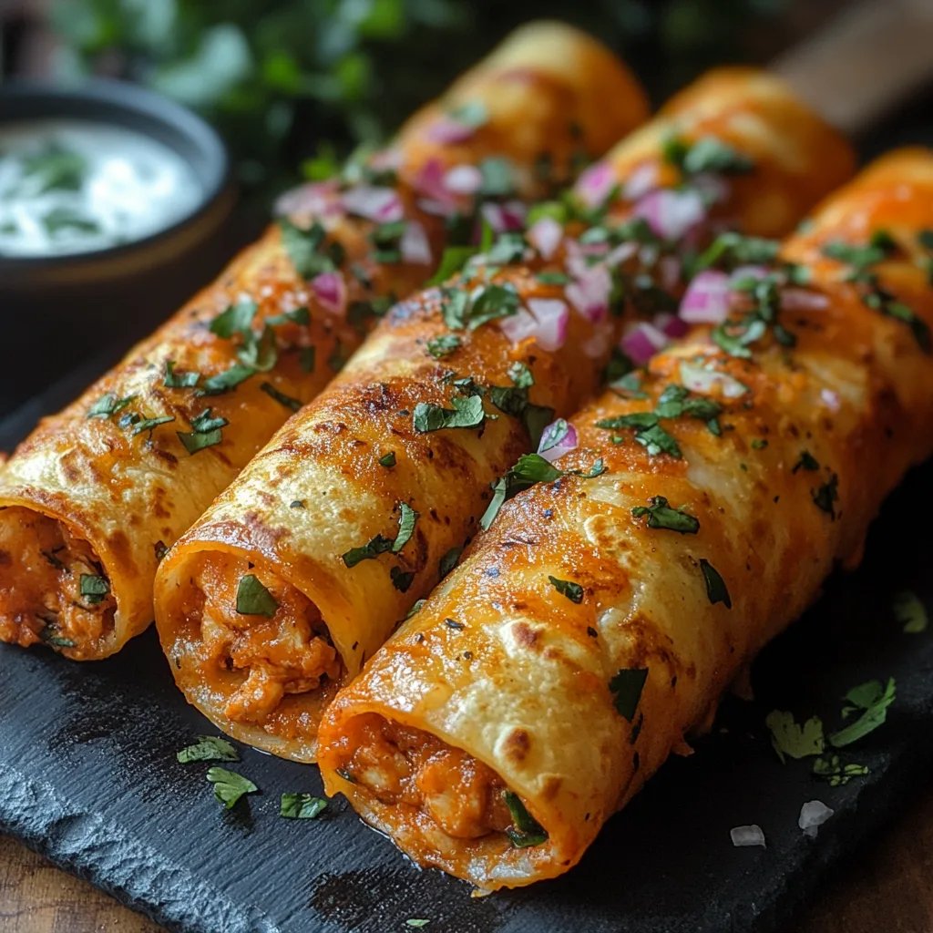 Taquitos de Pollo con Jalapeño y Queso Crema: Una Increíble Receta Última