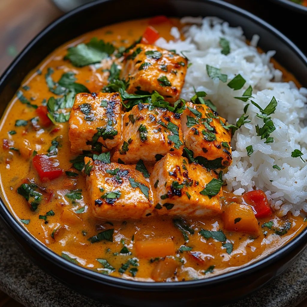 <p>Curry Cremoso de Salmón con Coco: Una Increíble Receta Última</p>