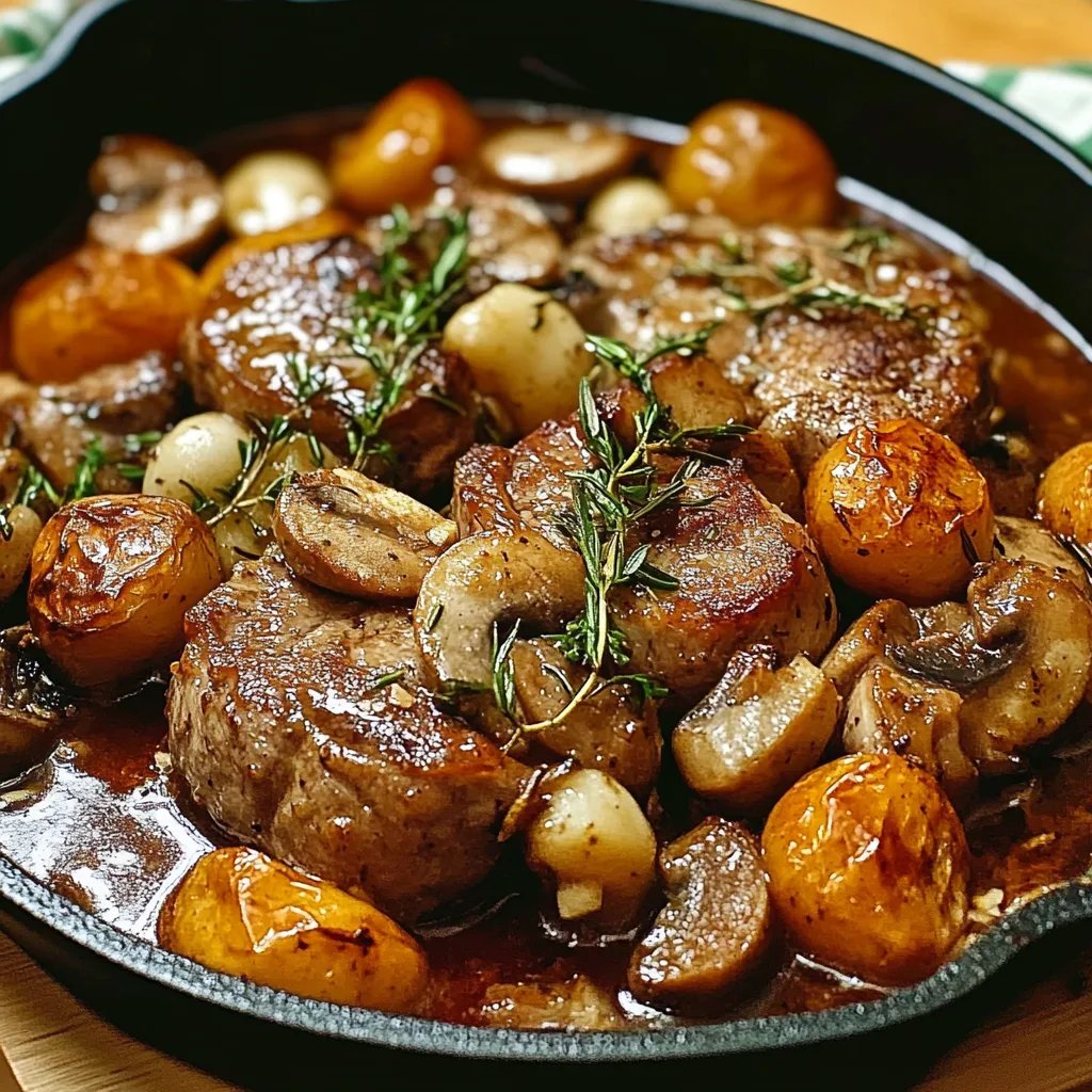 Solomillo de Cerdo al Ajillo con Champiñones: Una Increíble Receta Última