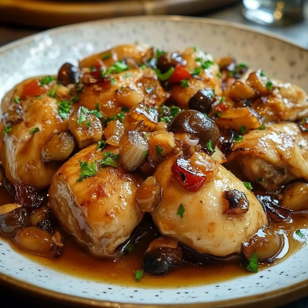 Pechuga de Pollo en Salsa de Champiñones: Una Receta Increíble y Secreta para Impressionar