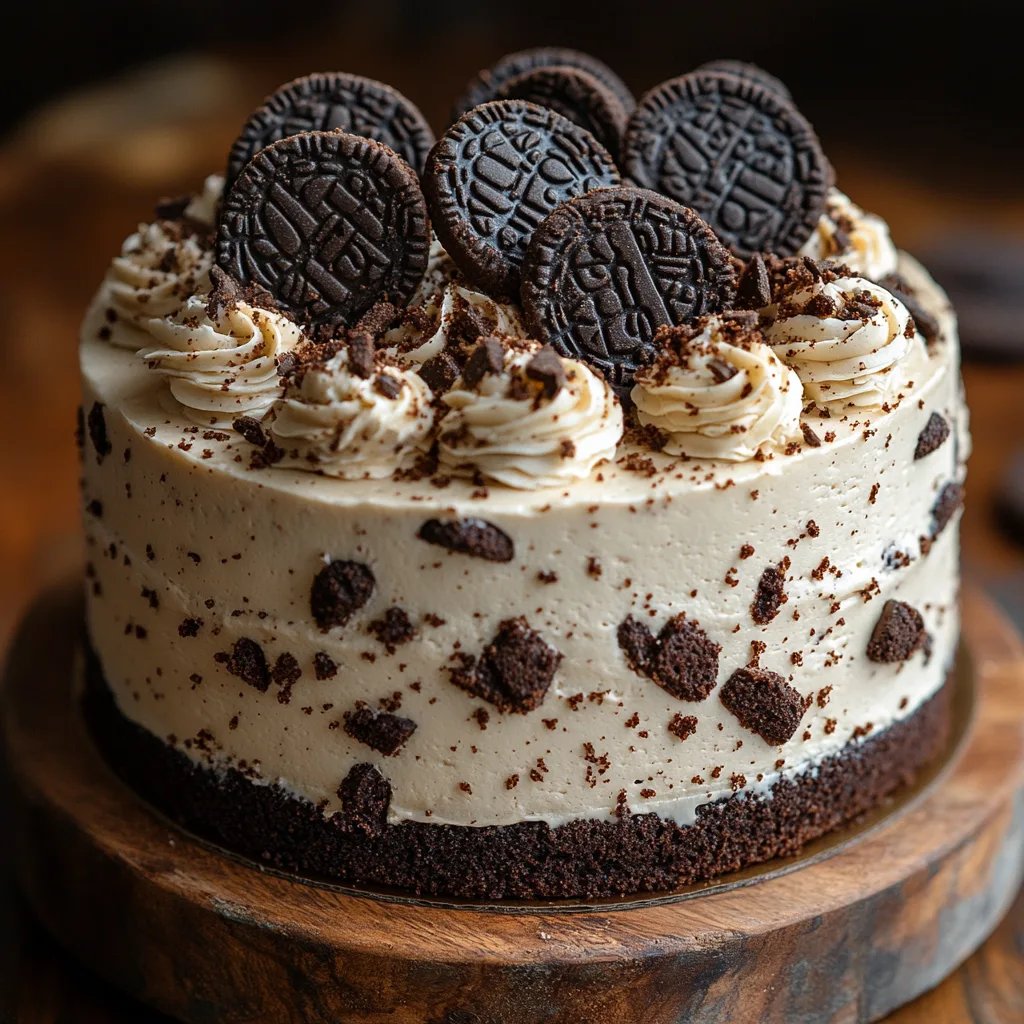 Pastel de Oreo con Crema de Mantequilla de Café y Oreo: La Increíble Receta Secreta
