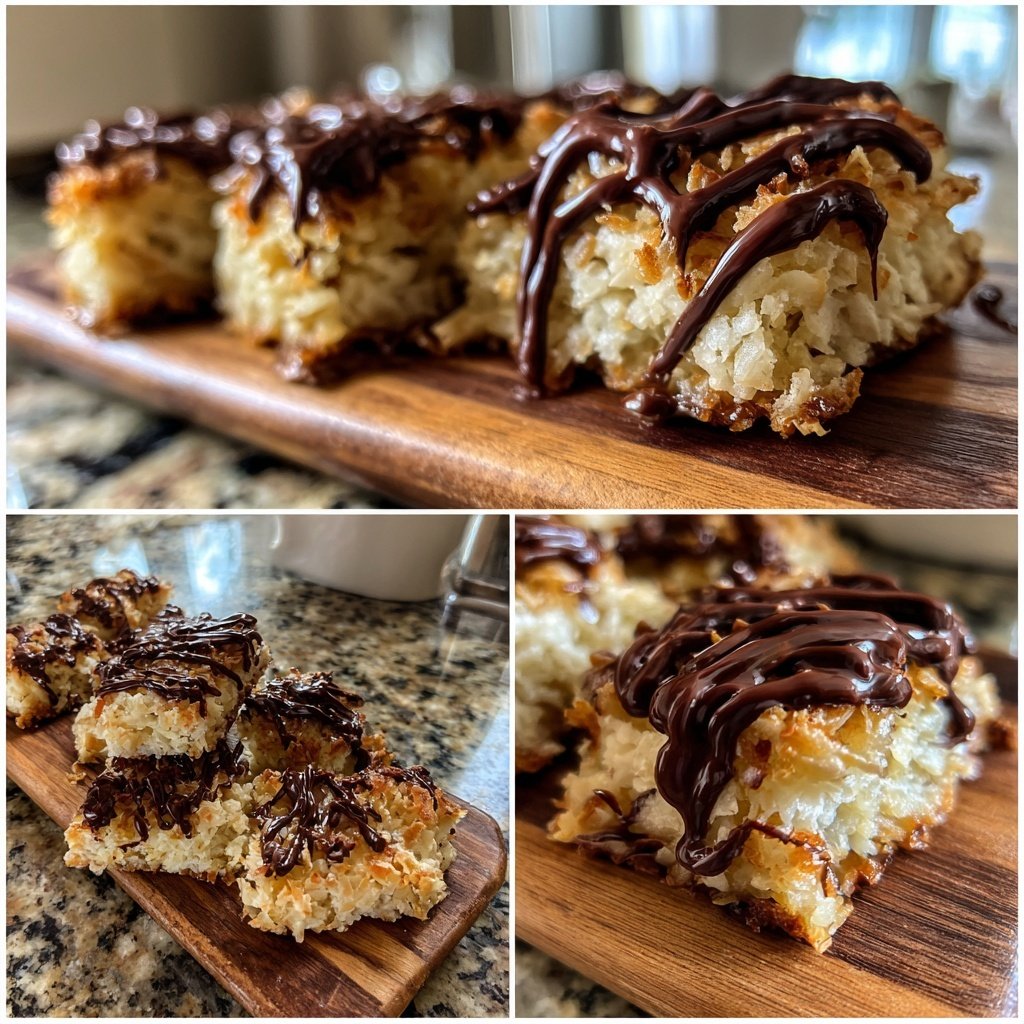 Bocaditos coco fresa chocolate