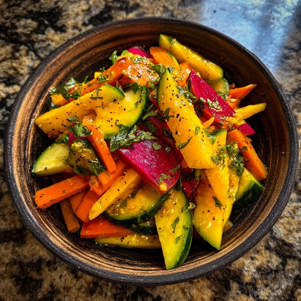 Remolachas nabos apio-rábano cítricos